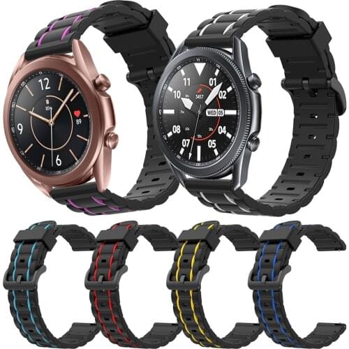 Silicone Wrist Band For Samsung Galaxy Watch3 45mm Smartwatch Strap Watchband For Samsung Galaxy Watch 3 41mm Bracelet Correa