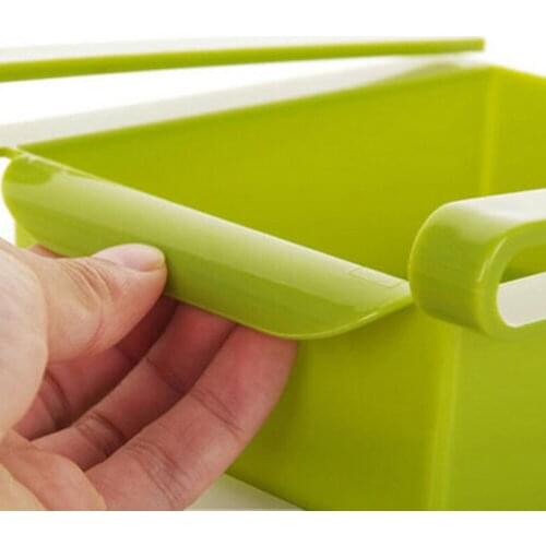 Fridge Freezer Slide Space Saver Organizer Kitchen Storage Rack Shelf Holder (4 colors to choose from)