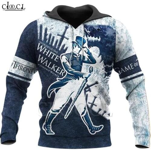 CLOOCL JOHNNIE WALKER 3D Print All-match Hoodies Men Women Fashion Harajuku Zipper Coat Sweatshirt Long sleeve Casual Tops