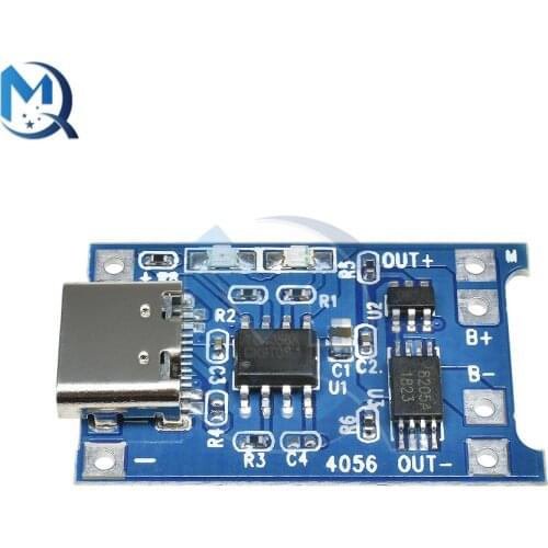 USB 5V 1A 18650 TC4056A Lithium Battery Charger Module Micro TC4056A TYPE C USB Li ion Cell Charging Board With Protection