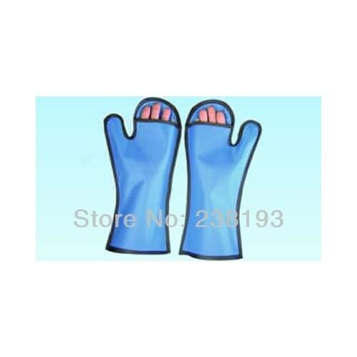 Veterinary mitts 0.35mmpb end opened gloves Veterinary fingerless X-ray protective gloves,Leaky finger gloves,Lead rubber