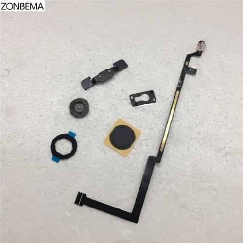 ZONBEMA 100sets/lot High quality New Home Menu Button Keypad set for iPad Air 5 Replacement Repair Parts