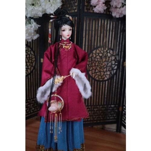 1/4 1/3 BJD clothes accessories Chinese Ancient Costume Hanfu Fairy Dress for BJD/SD big girl doll,without doll and other A1143