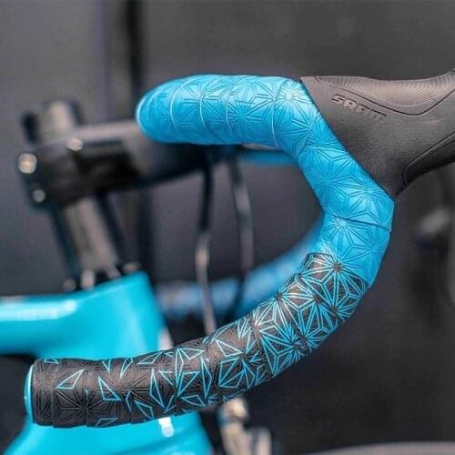 1 Pair Bicycle Handlebar Strap Anti-slip Soft EVA Road Bike Handle Bar Tape Colorful Breathable Handlebar Belts Cycling Part