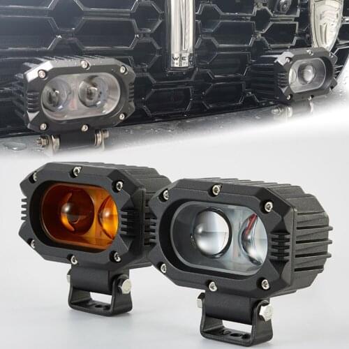 New 6D lens 10-80V Motorcycle spotlights Car LED work lights for Truck SUV ATV Led Fog Light