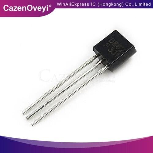 10pcs/lot 2SD882P 2SD882 D882P D882 TO-92L In Stock