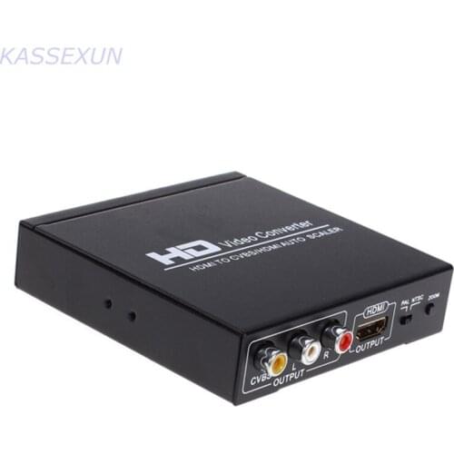 2017 new hdmi/cvbs scaler from hdmi input, convert hdmi to hdmi/cvbs equipment. video zoom, HDCP function Free shipping