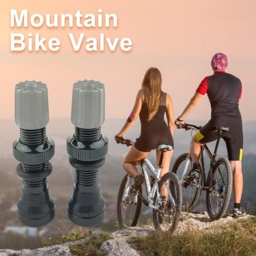 2021 1Pcs Bicycle Schrader A/V Valves 40mm CNC Machined Anodized Nipple For MTB Road Bike Tubeless Tire Rims