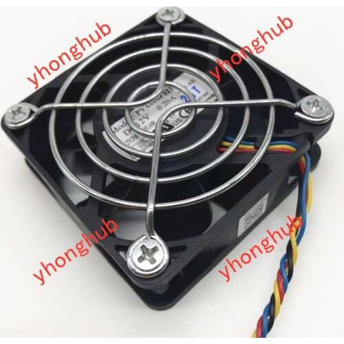Foxconn PVA060F12H P01 DC 12V 0.28A 60x60x20mm 4-Wire Server Cooling Fan