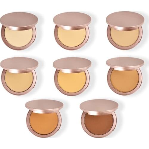 8 Colors Bronzer Pressed Powder Private Label Cosmetics Contour Palette Concealer No Logo Brighten Face Makeup Long-lasting
