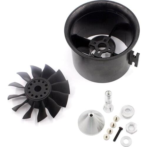 QX-MOTOR 70mm 12 Paddle Ducted Fan 4S Drive Accessories for RC Drone Brushless Motor F22153