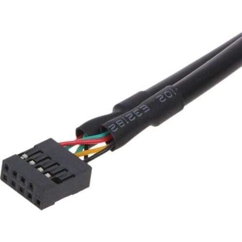 PC Case Internal 9-Pin USB 2.0 Male 1 To 4 Female Splitter PCB Chipset Extender R91A