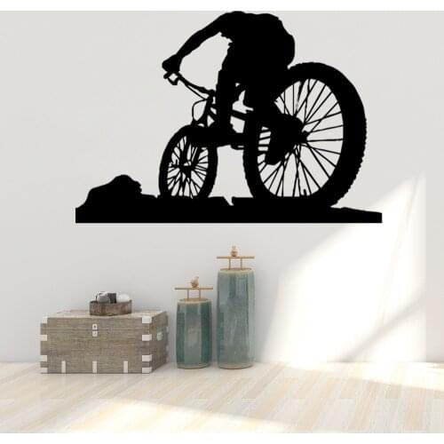 Childrens Room Decoration Wall Decals Waterproof Cute Bicycle Stickers Wall Stickers Waterproof Waterproof Vinyl Paper