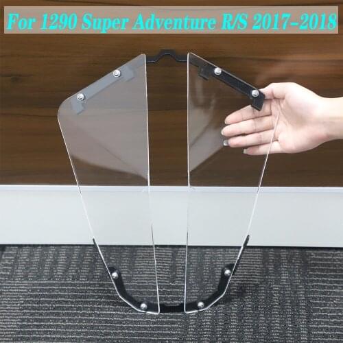 For 1290 Super Adventure R/S 2017-2018 front Motorcycle Transparent Headlight Guard Headlight Protector Cover Lens