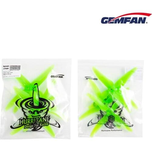 Gemfan Hurricane 51455 5.1X3.86X4 4-Blade PC X Propeller for RC FPV Racing Freestyle 5inch 5.1inch 4S 6S Drones 2205 2306 2407