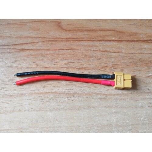 XT60 Connector Female with Housing 10CM 14AWG Wire for RC Battery
