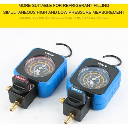 LF-0029 Air Conditioner Snow Pressure Gauge Mechanical Single Meter R22 / 134/410