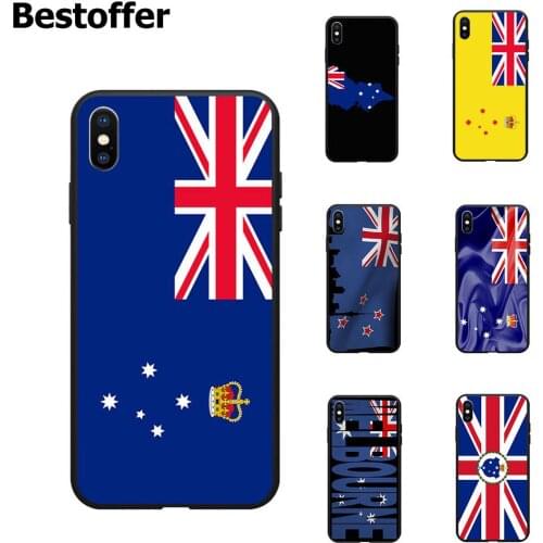 Australia Victoria VIC State Flag Theme Soft TPU Phone Cases Cover Image Logo For iPhone Samsung Xiaomi Huawei Smart Phones