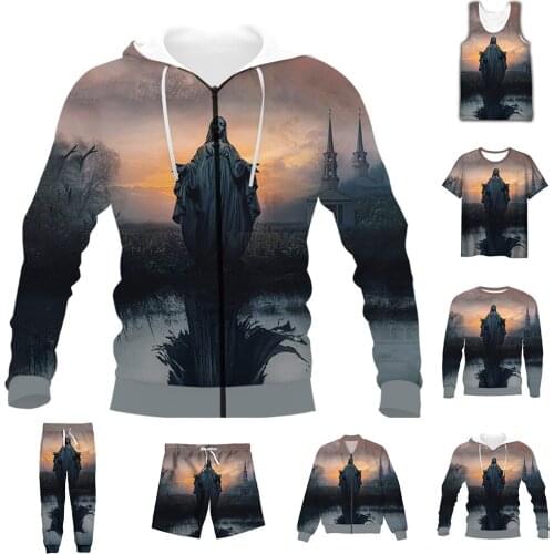 New Fashion 3D Full Print Movie Poster T-shirt/Sweatshirt/Zip Hoodies/Thin Jacket/Pants Four Seasons Casual Suit V31