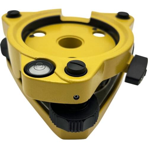 New Three-Jaw Yellow Tribrach W/Out Optical Plummet For GPS Prism Total Stations surveying instrument Surveying