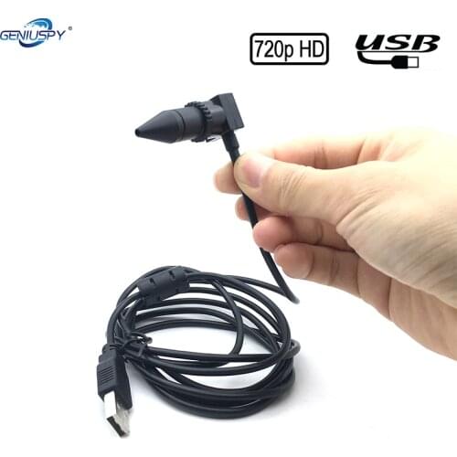 Geniuspy 30mm Pin hole Long Focus Lens 60-90Meters Distance Mini Size 15x15mm 720P HD Mini Cmos Uvc Micro Usb Camera