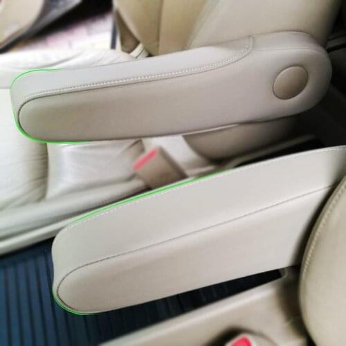 Microfiber Leather Interior Seat Armrest Handle Cover Decor Trim For Honda Odyssey 2004 2005 2006 2007 2008 2009 2010 2011 2012
