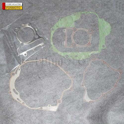 Cylinder gasket and crankcase gasket of engine parts for JIANSHE 250 -3/-5ATV engine model JS-FG/ 171FMM