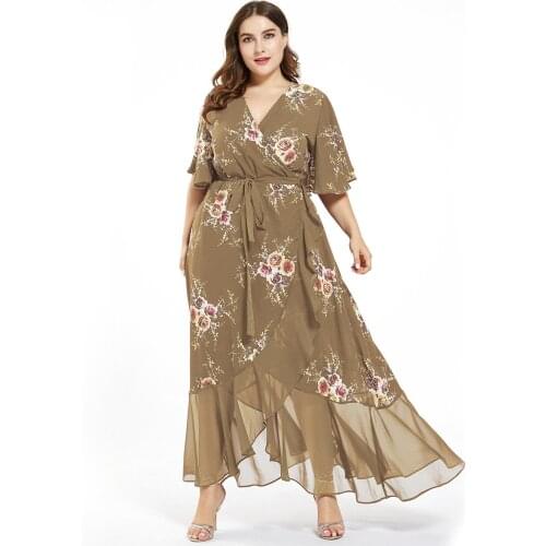 Ramadan Turkey India Muslim Dress Floral Abaya Duabi Arabic Vestidos Moroccon Kaftan Islamic Clothing Jilbab Gown Robe 2021