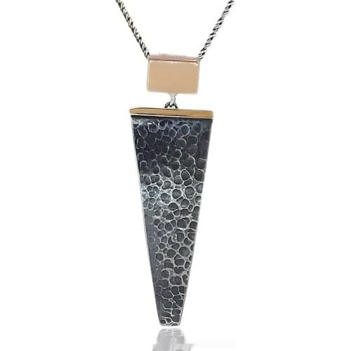 Silver Tattoo Design Necklace