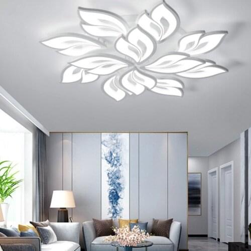 New LEDs Chandelier Modern Flowers For Living Room Bedroom remote control/APP support Home design lighting fixtures