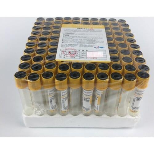 50pcs 10ml Blood Collecting Tube Separation Gel/Coagulant Tube vacuum blood collection tubes for Lab Medical Blood Test PRP Tube