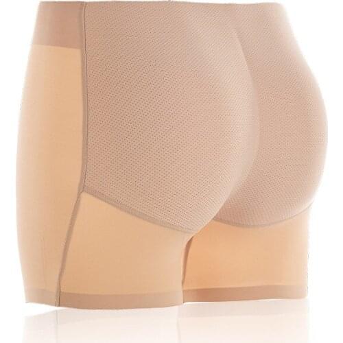 Women Control Shaper Panties Seamless Underwear Tummy 3D Padding Breathable Butt Lift Briefs Hip Up Padded Butt Push Up Panties