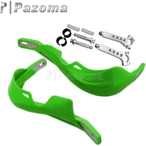 Universal Motocross 7/8" 1-1/8" Hand Guard Protector Dirt Bike Dual Sport Motorcycle Handguards for Kawasaki KX KXF KDX KLX KL
