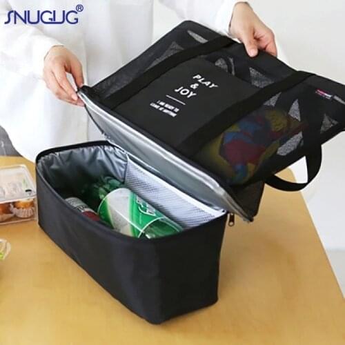 Waterproof Thermal Portable Lunch Bag Delivery Picnic Bags Fashion Cooler Bag New Insulated Food 2021 School Food Bag For Work