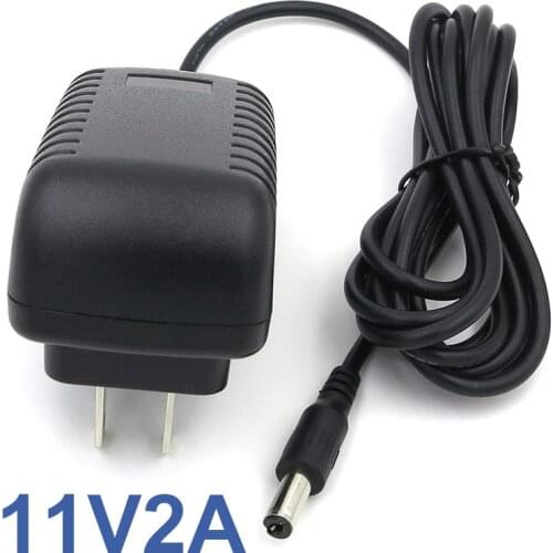 VORED 1PCS 11V 2A US/EU/UK/AU Plug Converter Power Supply Adapter Mini TV/portable DVD/EVD Charger DC 5.5*2.1mm Free Shipping