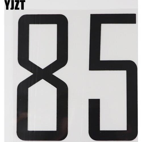 YJZT 13.6CM×14.2CM Creative 85 Decal Speed Limit Vinyl Car Stickers 13D-0546