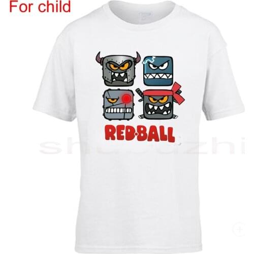 Funny child t shirt novelty tshirt boys Red Ball 4 - The Crew T-shirt girls brand tee-shirt summer fashion t-shirt for birthday