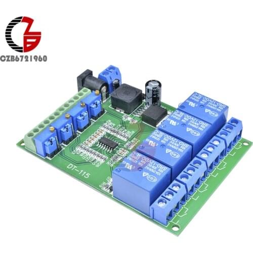 1/2/4CH 5V 12V 24V LM393 Voltage Comparator Voltage Level Signal Determines Compare Preset Reference Voltage Comparer