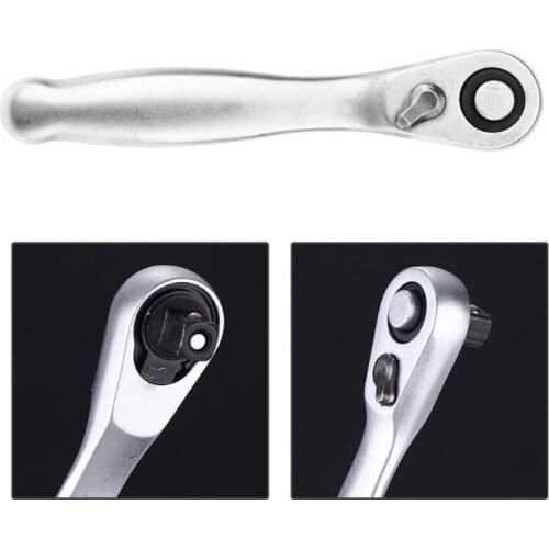 1pcs 1/4"Mini Ratchet Wrench Batch Head Handle Small Fly Socket Wrench Double-Ended Torque Wrench Spanner Hand Repair Tools