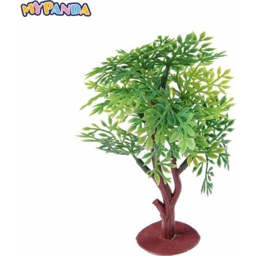 1 PCS 9 cm Dollhouse Miniature Scale Model Tree Dollhouse Scenery Layout Landscape Model Trees 2021 NEW