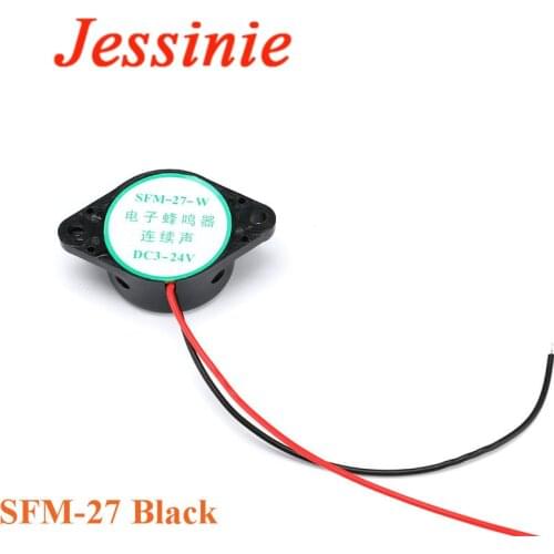 SFM-27 Alarm High-decibel DC3-24V 12V Electronic Buzzer Beep Alarm Continuous Beep for Arduino