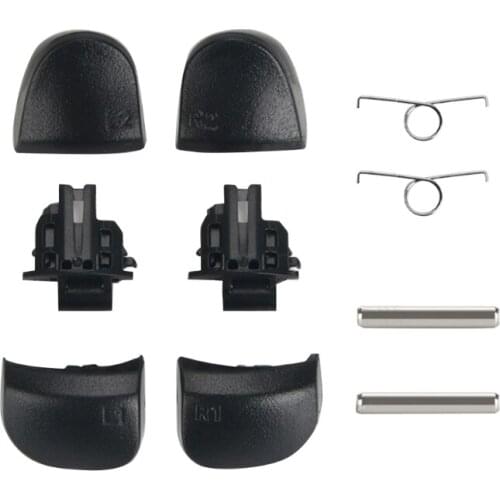 2021 New L1 R1 L2 R2 Trigger Buttons Kit with 2x Spring/Bracket/Shafts forPS5 Controller