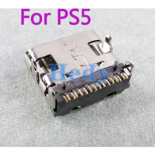 50pcs Micro USB Charging Port Plug Power Connector Type-C Charger Socket for PlayStation 5 Dualshock Wireless PS5 Console