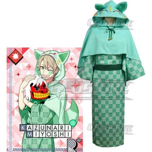 Anime A3! Taiko no Tatsujin Miyoshi Kazunari Dresses Christmas Halloween Free shipping CG395