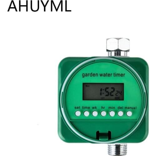 Automatic LCD Display Electronic Garden Water Timer Ball Valve Watering Control Spray Drip Irrigation Controller Temporizador