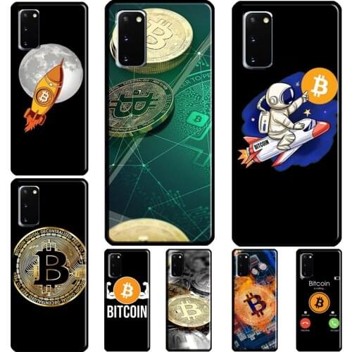 BTC Bitcoin Case For Samsung Galaxy S20 FE S8 S9 S10 Plus S10e S21 Ultra Note 20 Ultra Note 10 Plus