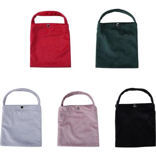 Baby Groceries Toys Portable Smooth Nordic Style Velvet Toy Storage Bag Pretend Play Pocket Handbag Dust Bag