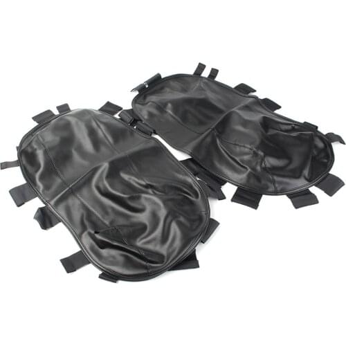 Motorcycle Saddlebag Lid Saddle Bag Bra Covers Protector For Harley Touring FLHT Street Glide Electra Glide 2014-Up