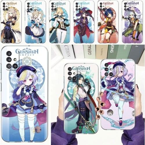 Soft Phone Case For Samsung Galaxy A51 A21s A71 A12 A31 A52 A41 A32 A02s A11 A72 A42 Clear Back Cover Funda Game Genshin Impact