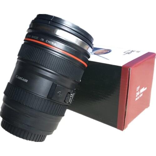 New Camera Lens Cup Automatic coffee mixing cup Lazy self strring coffee mugs Creative coffee Tea Milk Cup Free shipping